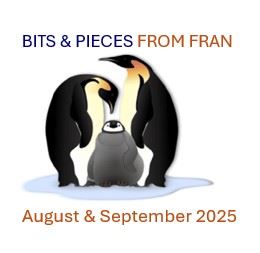 Bits and Pieces from Fran Image for August and September 2025